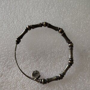Alex and Ani Bangle Dark Silver 409